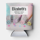 パステルカラー飾ケーキの工具写真 缶クーラー (正面)