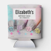 パステルカラー飾ケーキの工具写真 缶クーラー (裏面)