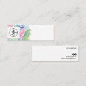 パステルカラー香料試験機 スキニー名刺 (正面/裏面)