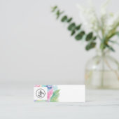 パステルカラー香料試験機 スキニー名刺 (スタンド正面)