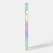 パステルカラー3Dレインボーアートのブロック Case-Mate iPhoneケース (裏面 / 左)