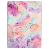 パステルカラー アルコールインク オーダーメイド クリップボード (裏面)