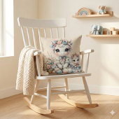 パステルカラー キュート ユニコーン 母娘デュオ ベージュ クッション