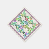 パステルカラー スタンダードカクテルナプキン (角)