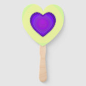 パステルカラー&パープルハートのビート ハンドファン (裏面)