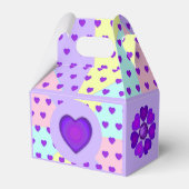 パステルカラー&パープルハートのビート フェイバーボックス (正面サイド)