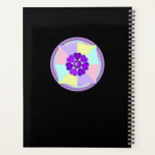 パステルカラー&パープルハートのビート プランナー手帳 (裏面)