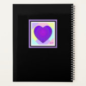 パステルカラー&パープルハートのビート プランナー手帳 (裏面)