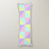 パステルカラー&パープルハートのビート ボディピロー (裏面 (縦))