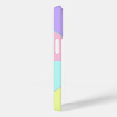 パステルカラー&パープルハートのビート Case-Mate iPhoneケース (裏面 / 右)