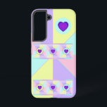 パステルカラー&パープルハートのビート SAMSUNG GALAXY S22ケース<br><div class="desc">💜 (私のハートのように、紫色のハートは、7の素晴らしいグローバルなアーティストと彼らの軍隊の間で打っている紫色のハートは、すべての紫の世界のハートを表すパステルカラーと"紫色のを打つ"とパステルの色を持つコレクションがありまのまわりにす) 💜</div>