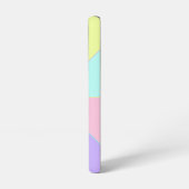 パステルカラー&パープルハートのビート SAMSUNG GALAXYケース (左側面)