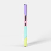 パステルカラー&パープルハートのビート SAMSUNG GALAXYケース (右側面)