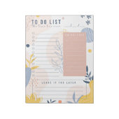 パステルカラーTo-Doリストメモ帳 ノートパッド (回転)