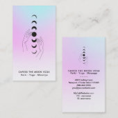 *~*パステルカレスザムーンフェイズシチュアルハンズ 名刺 (正面/裏面)