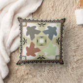 パステルカントリーコテージメリールパターン クッション (ブランケット)