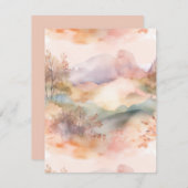 パステルカントリー側 ノートカード (正面/裏面)