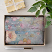 パステルガーデンで愛の中のキリンのペア 薄葉紙 (ギフト)