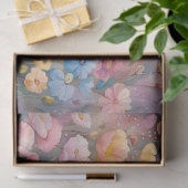 パステルガーデンのテディベアとバニー 薄葉紙 (ギフト)