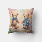 パステルガーデンのテディベア クッション (裏面)