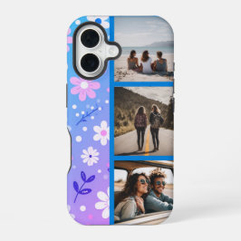パステルガーデンの喜びフォトコラージュ iPhone 16ケース