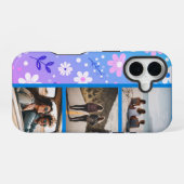 パステルガーデンデライトフォトコラージュ iPhone 16ケース (裏面横)