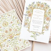 パステルガーデンフレームロココ結婚ズ 招待状