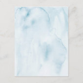 パステルガーデンブルーフローラ結婚ズ詳細カード エンクロージャーカード (裏面)