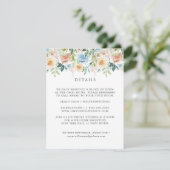 パステルガーデンブルーフローラ結婚ズ詳細カード エンクロージャーカード (スタンド正面)