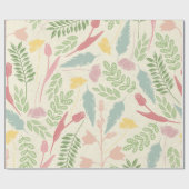 パステルガーデン春ラッピング紙 ラッピングペーパー (フラット)