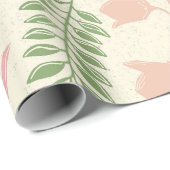 パステルガーデン春ラッピング紙 ラッピングペーパー (ロールコーナー)