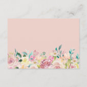 パステルガーデン結婚フローラ詳細披露宴 エンクロージャーカード (裏面)