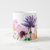 パステルガーデン開花 ジャンボコーヒーマグカップ (正面)