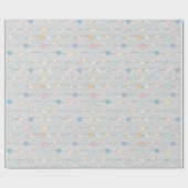 パステルガーランドギフトラップ ラッピングペーパー (フラット)