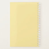 パステルガーリーイエローネームスクール プランナー手帳 (裏面)