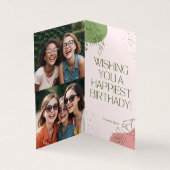 パステルガーリーフローラ美学バースデー写真 (内部)