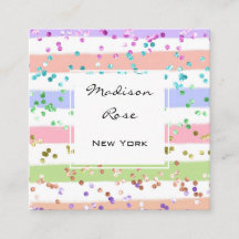 パステルガーリーレインボーユニコーンキャンディピンク&ホワイト