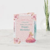 パステルガールズ誕生日カードトゥールリトルプリンセス 招待状 (正面)