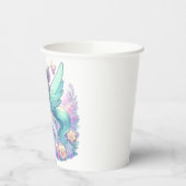 パステルガールユニコーンベビーシャワー 紙コップ (左)