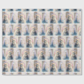 パステルキッテンと子犬 ラッピングペーパー (フラット)