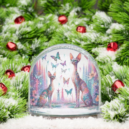 パステルキャッツと蝶 (クリスマス)