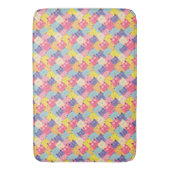 パステルキャッツアートシャワーカーテン – パウダールームギフト バスマット (正面縦)