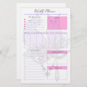 パステルキャッツウィークリープランナーシート 便箋 (正面/裏面)