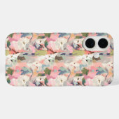 パステルキャッツカラフルパターン Case-Mate iPhoneケース (裏面 (横))