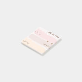 パステルキャットの文房具 ポストイット (アングル)