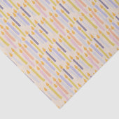 パステルキャンドルパターンお洒落ティッシュペーパー 薄葉紙 (詳細)