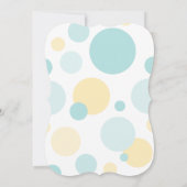 パステルキュートディベアベビーシャワー招待状 招待状 (裏面)