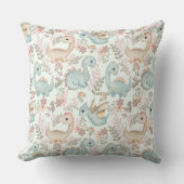 パステルキュート恐竜 クッション (正面)