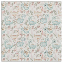 パステルキュート恐竜 ファブリック