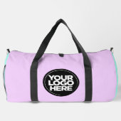 パステルキュート | パーソナライズされたロ企業のゴと文字 ダッフルバッグ (裏面)